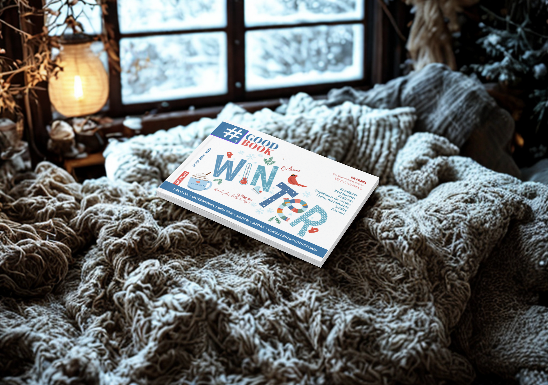 Mockup du magazine Good Book